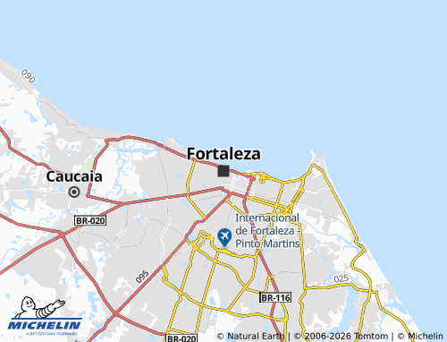 MICHELIN-Landkarte Fortaleza - ViaMichelin