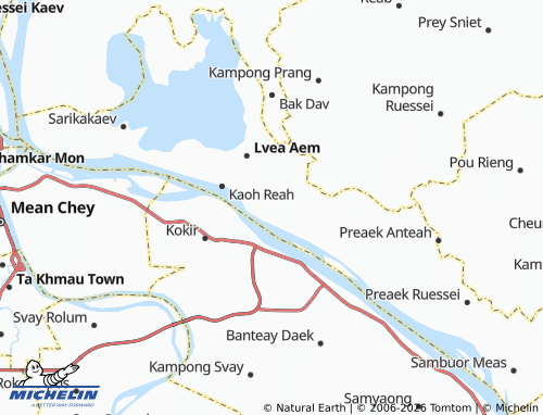 MICHELIN-Landkarte Thma Kor - ViaMichelin