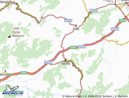 Mapa MICHELIN Stazione di Monti - ViaMichelin