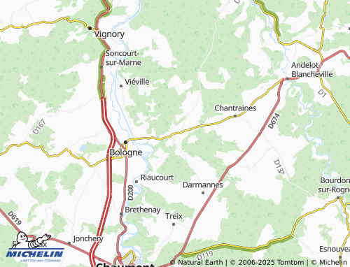Carte MICHELIN Briaucourt - ViaMichelin