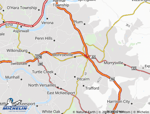 Mappa MICHELIN Monroeville - ViaMichelin
