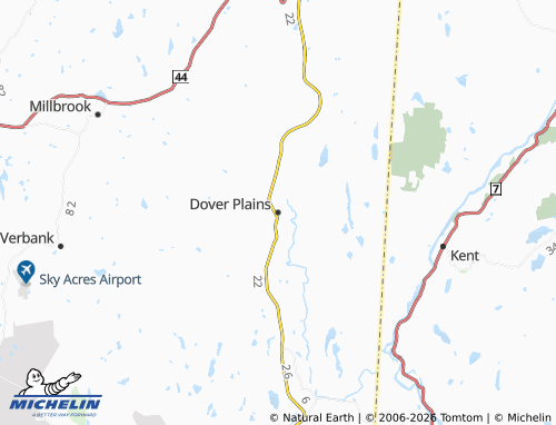 Mapa MICHELIN Dover Plains - ViaMichelin
