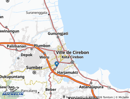 MICHELIN-Landkarte Kebonbaru - ViaMichelin