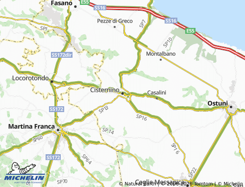 Mapa MICHELIN Cisternino - ViaMichelin