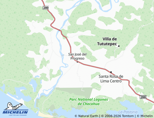 MICHELIN Emiliano Zapata, San José del Progreso map - ViaMichelin