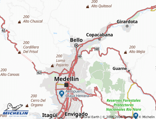 MICHELIN La Frontera map - ViaMichelin
