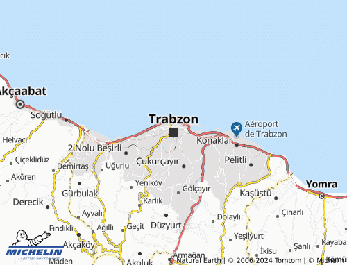 MICHELIN Trabzon map - ViaMichelin