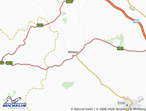 MICHELIN-Landkarte Athboy - ViaMichelin