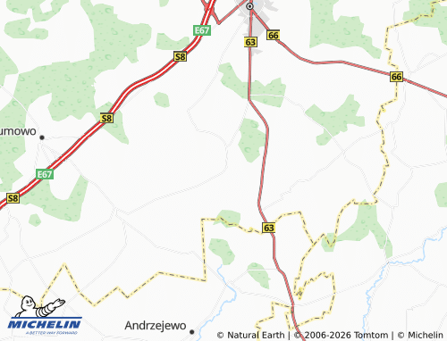 MICHELIN Sasiny map - ViaMichelin
