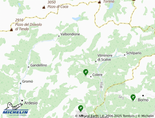 Mappa MICHELIN Nona - ViaMichelin