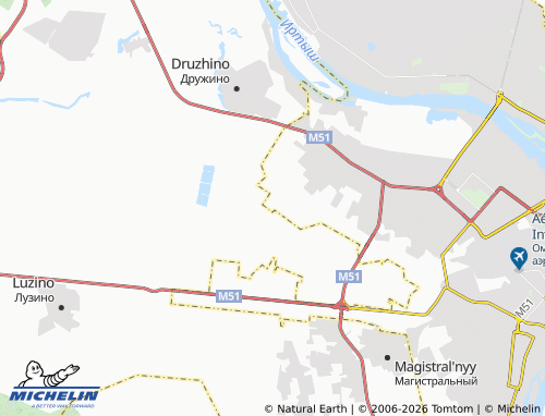 MICHELIN-Landkarte Plamya SNT - ViaMichelin