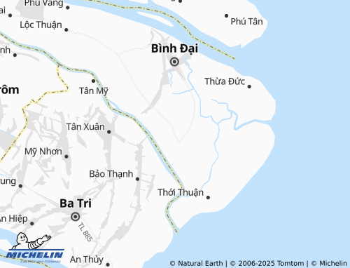 MICHELIN-Landkarte Thạnh Phước - ViaMichelin