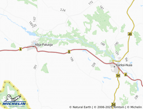 MICHELIN Atika map - ViaMichelin
