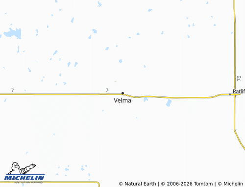 Mapa MICHELIN Velma - ViaMichelin