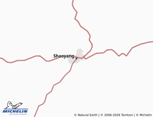 MICHELIN Shaoyang map - ViaMichelin