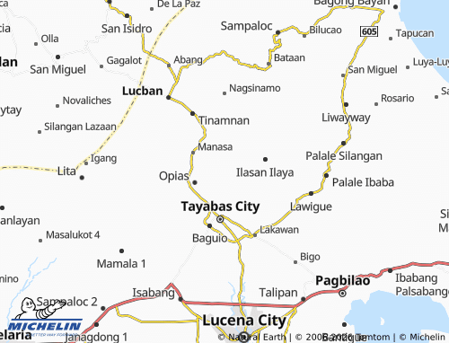 MICHELIN Tamlong map - ViaMichelin