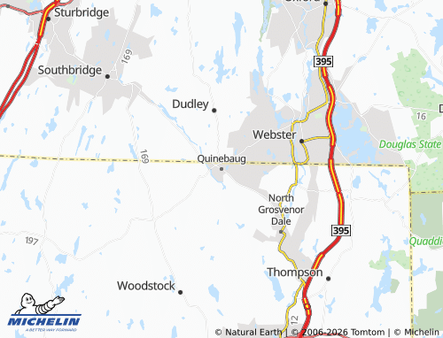 Mappa MICHELIN Quinebaug - ViaMichelin