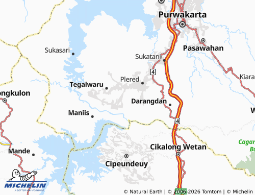 MICHELIN Rawasari map - ViaMichelin