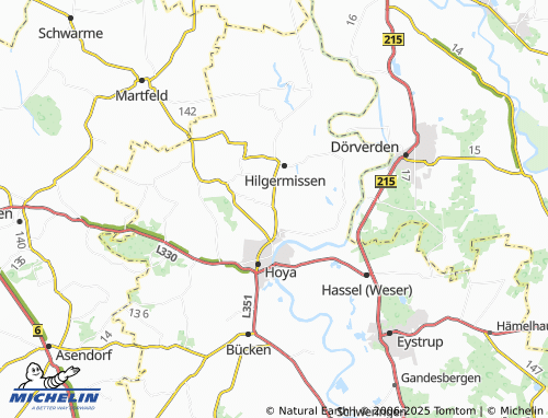 MICHELIN-Landkarte Mehringen - ViaMichelin
