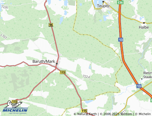 Mapa MICHELIN Radeland - ViaMichelin