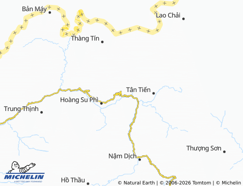 MICHELIN-Landkarte Hoàng Su Phì - ViaMichelin