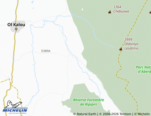 MICHELIN Wanjohi map - ViaMichelin