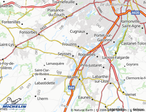 Carte MICHELIN Seysses - ViaMichelin