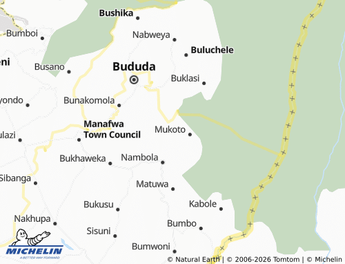 MICHELIN-Landkarte Bunambale - ViaMichelin