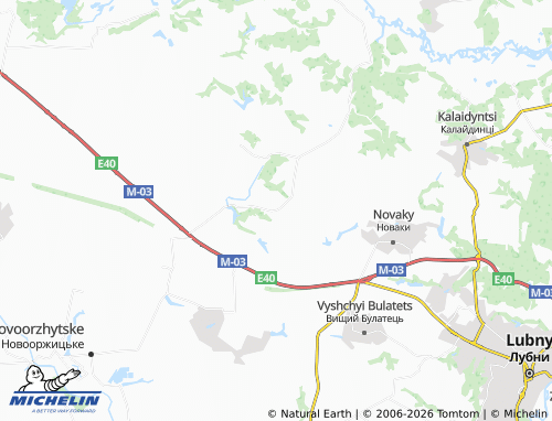 MICHELIN Tarandyntsi map - ViaMichelin
