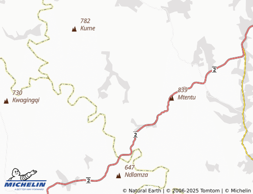 MICHELIN Mabongweni map - ViaMichelin
