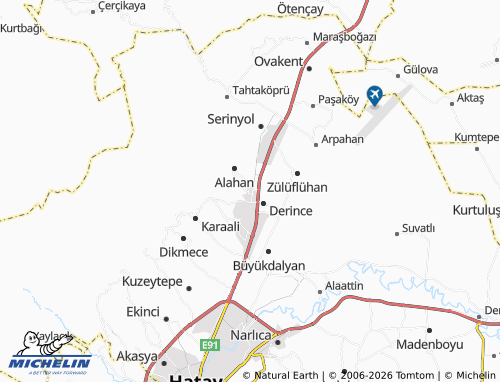 Mappa MICHELIN Anayazı - ViaMichelin