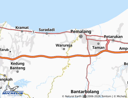 Carte MICHELIN Warureja - ViaMichelin
