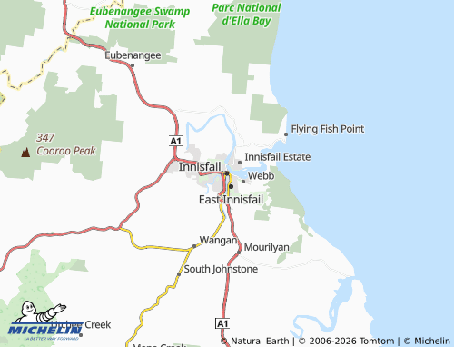 Mappa MICHELIN Innisfail - ViaMichelin