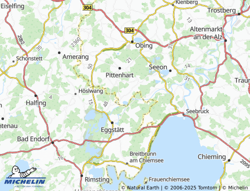 MICHELIN-Landkarte Eschenau - ViaMichelin