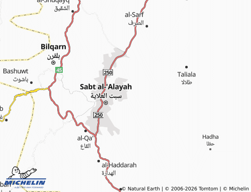 MICHELIN-Landkarte al-Rawdah - ViaMichelin