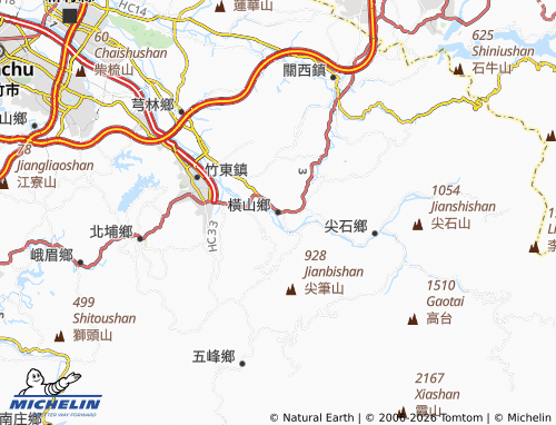 Mapa MICHELIN heng shan xiang - ViaMichelin
