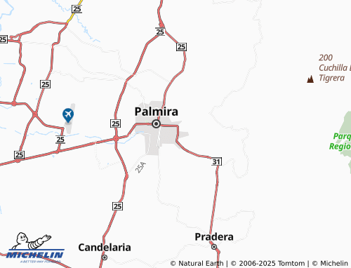 MICHELIN Urbanización Palmeras de Marsella map - ViaMichelin