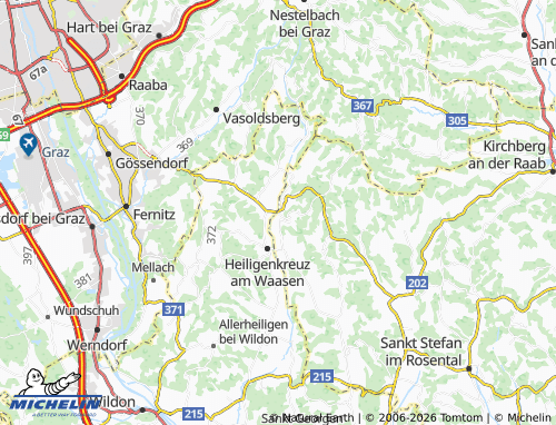 MICHELIN-Landkarte Guggitzgraben - ViaMichelin