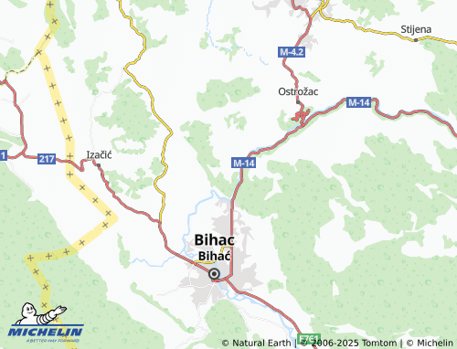 MICHELIN-Landkarte Bajrići - ViaMichelin