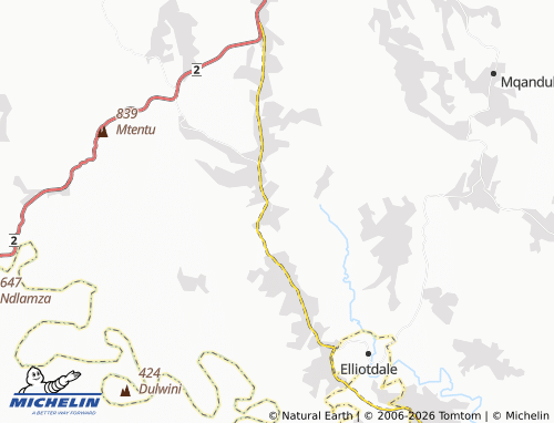 MICHELIN-Landkarte Mthuthukeni - ViaMichelin