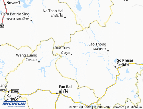 MICHELIN Bua Tum map - ViaMichelin