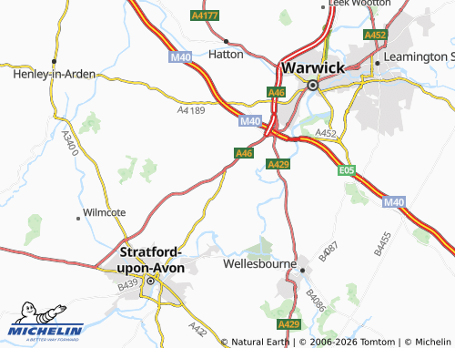 Carte MICHELIN Upper Fulbrook - ViaMichelin