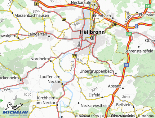 Mapa MICHELIN Lange Äcker - ViaMichelin