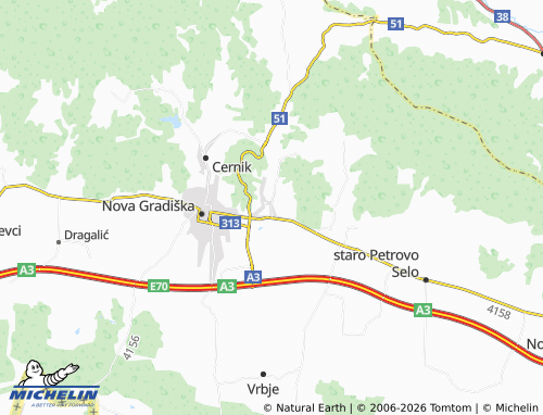 Mapa MICHELIN Rešetari - ViaMichelin