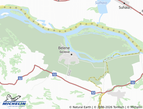 MICHELIN-Landkarte Belene - ViaMichelin