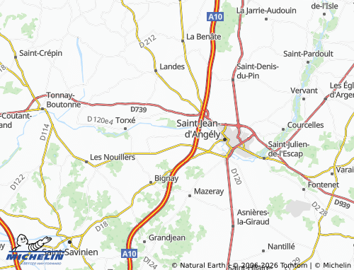 Mapa MICHELIN Ternant - ViaMichelin