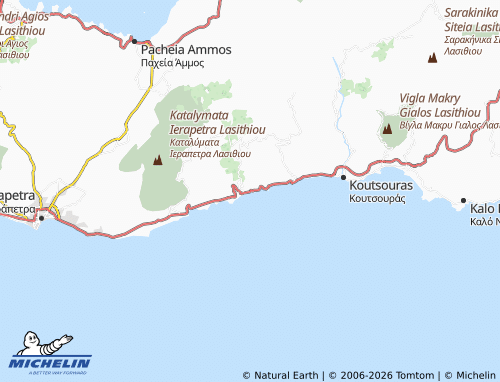 MICHELIN Galini map - ViaMichelin
