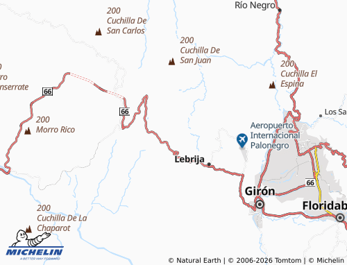Carte MICHELIN San Nicolás Alto - ViaMichelin