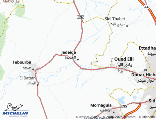 MICHELIN al-Jadeedah map - ViaMichelin