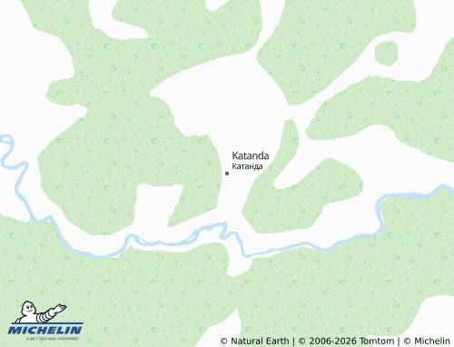 MICHELIN-Landkarte Katanda - ViaMichelin